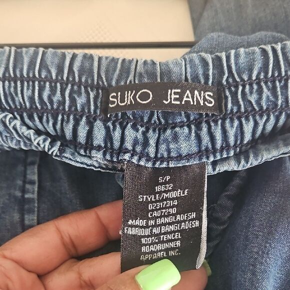 Blue Ankle Cropped Casual Pants - Picture 3 of 16